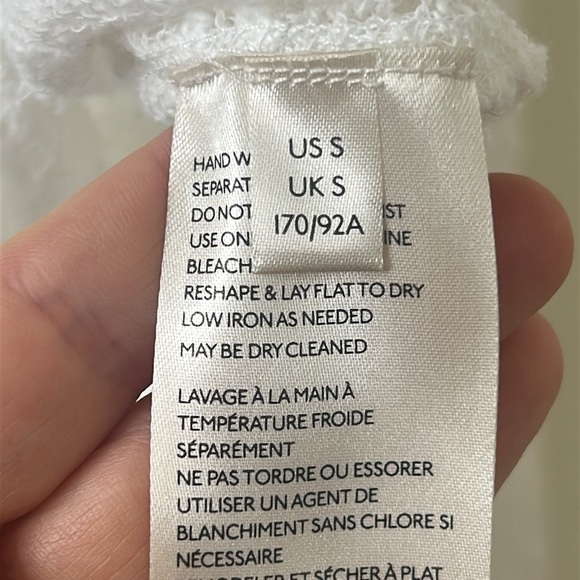 FP WE THE FREE Ocean Air Hacci Pullover Knit Sweater Ivory/White Size Small - Picture 9 of 16